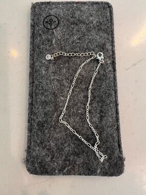 NWOT. Silver Colored Anklet Chain
